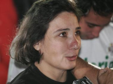 La excongresista Gloria Polanco y sus hijos fueron liberados en 2008.