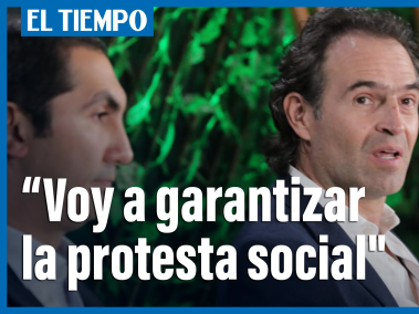 Federico Gutiérrez: “Voy a garantizar la protesta social"
