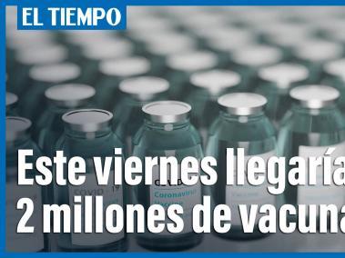 Este 24 de diciembre se esperan 2 millones de vacunas de Sinovac