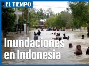 Las fuertes inundaciones en la isla de Sumatra, en Indonesia, provocaron la evacuación de unas 24.000 personas y la muerte de dos niños, informaron el martes las autoridades.