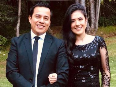 Karen Vaquiro y su esposo Andrés Mayorquín, exasesor presidencial.