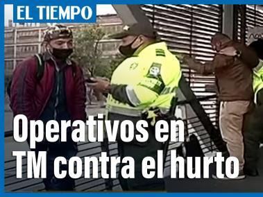 El comandante de la Policía Metropolitana de Bogotá, encabeza los operativos y acciones que adelantarán las autoridades para contrarrestar el accionar de los delincuentes en el sistema masivo de transporte.