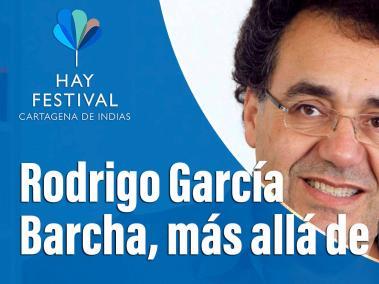 Hay Festival: Rodrigo García Barcha en conversación con Juan Gabriel Vásquez.