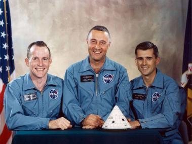 Pilotos fallecidos a bordo del Apolo1.