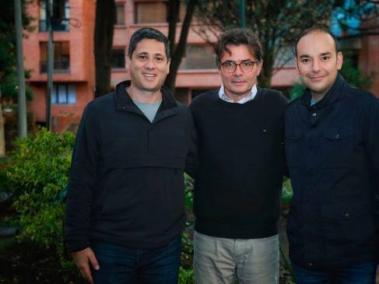 Alejandro Gaviria junto al concejal Samir José Abisambra y el senador Horacio José Serpa.