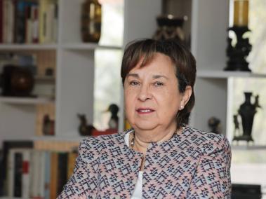 Patricia Lozano, presidenta del Círculo de Periodistas de Bogotá.