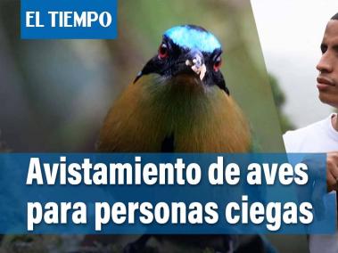 Invidente desde muy pequeño, Juan Gabriel Soto desarrolló la habilidad de identificar a las aves por su canto o sonidos en los bosques colombianos.