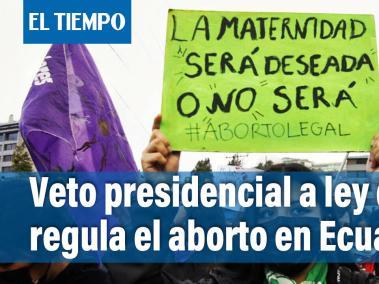 El presidente de Ecuador, Guillermo Lasso, removió las aguas en Ecuador al vetar parcialmente la ley que regula el aborto para víctimas de violación.