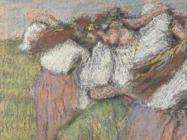 El cuadro de Degas, inicialmente llamado Bailarinas rusas.