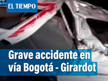 9 personas resultaron heridas en accidente de tránsito en la vía Bogotá - Girardot