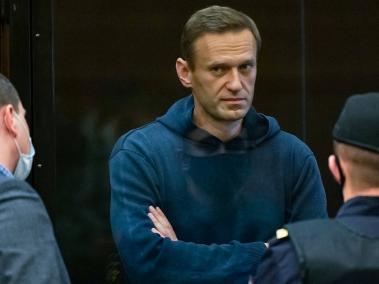 Navalny en una prisión de Moscú el dos de febrero de 2022.