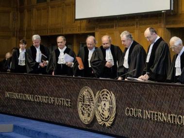 Imagen de de la sede de la Corte Internacional de Justicia en La Haya.