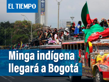 En una denominada "caravana humanitaria", la minga, que llegará desde el occidente colombiano, busca denunciar los graves abusos, que según ellos,  ha recibido la comunidad Embera asentada en esa zona.