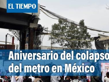 Un año después, sobrevivientes del colapso del metro en México exigen su demolición