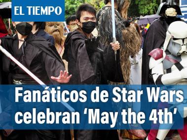 En Día mundial de Star Wars, fanáticos se disfrazan para el 'may the 4th'