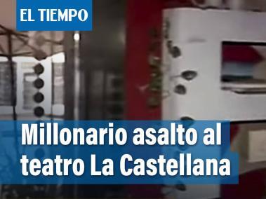 Atraco millonario a Teatro Nacional La Castellana