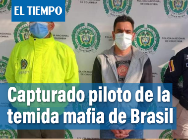 Así fue capturado en Bogotá el señalado piloto de la mafia brasileña
