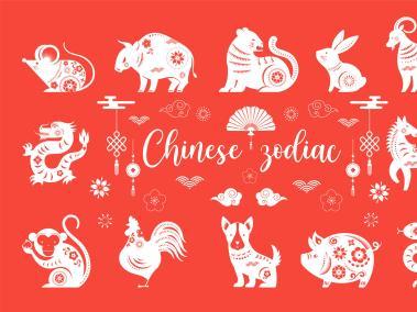 El horóscopo chino se basa particularmente en 12 ciclos anuales de animales.