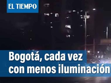 Zonas de Bogotá se encuentran sin iluminación