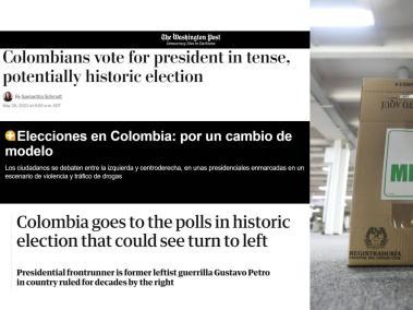 Estos son algunos de los titulares de prensa internacional sobre la jornada electoral.