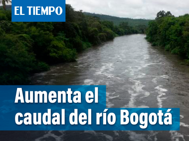 Según la Car, ha aumentado el caudal del río Bogotá
