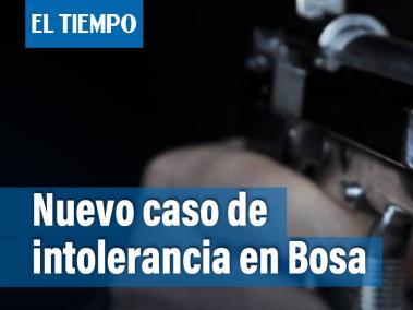 Denuncian tiroteo en medio de un nuevo caso de intolerancia en Bosa