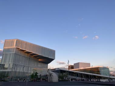 La biblioteca del futuro en Oslo, Noruega