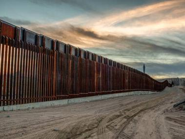 Muro fronterizo de Sunland Park.