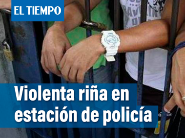 Ocho heridos deja una riña en la estación de policía de Antonio Nariño