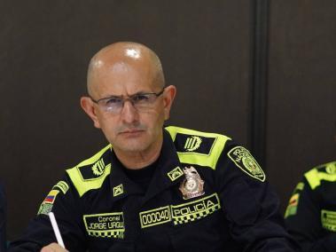 Jorge Urquijo, nuevo comandante de la Policía Metropolitana de Barranquilla.
