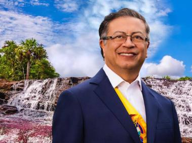 El presidente Petro escogió a Caño Cristales para su imagen oficial.