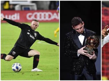 Wayne Rooney, Kilian Mbappé y Lionel Messi, protagonistas de la polémica.