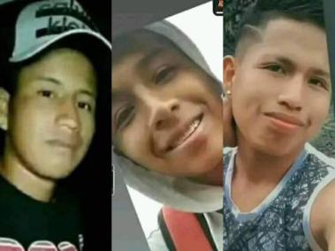 Autoridades identifican a víctimas en Caldono como Jeferson Dizu Nene, Eduar Dizu Nene y Jherson Andrés Nene Zety.