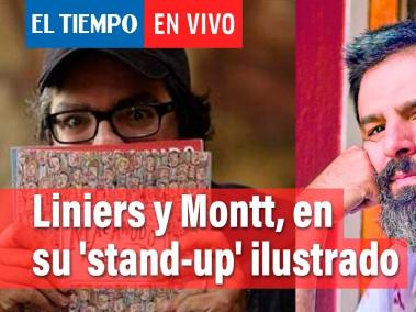 Liniers y Montt en su standup ilustrado: entrevista con los dibujantes que se volvieron comediantes