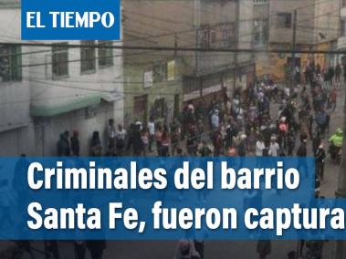 Integrantes de 'Los maracuchos', del barrio Santa Fe, fueron capturados