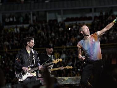 Imágenes del concierto de Coldplay en Bogotá el 16 de septiembre de 2022.