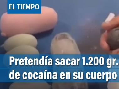 Capturan en El Dorado a una mujer que pretendía sacar 1.200 gramos de cocaína en su cuerpo