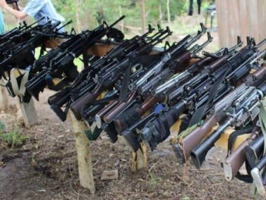 Muchos de los fusiles Galil son fabricados ya en Colombia.