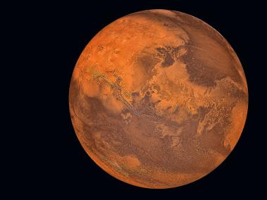 Marte es el cuarto planeta del Sistema Solar mas próximo al Sol.