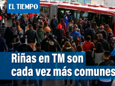 Según usuarios, las riñas son cada vez más comunes en TransMilenio