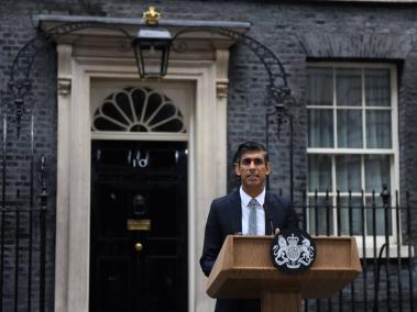 El primer discurso de Rishi Sunak como primer ministro británico