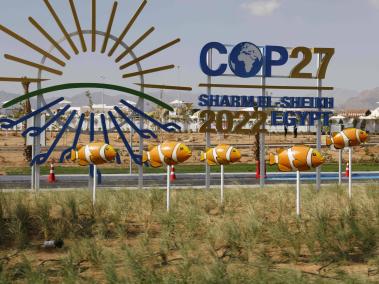 Lla ciudad balneario de Sharm el-Sheij, ubicada en Egipto, es la sede este año de la COP27.