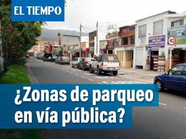 Polémica y rechazo causa zonas de parqueo en una vía del barrio La Esmeralda | El Tiempo