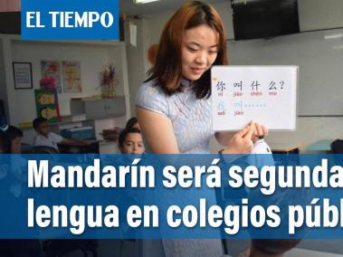 El mandarín será la segunda lengua en los colegios públicos de Bogotá