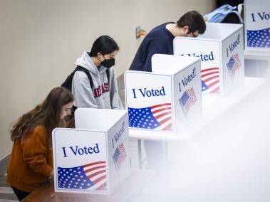 Votantes en Pensilvania, Estados Unidos.