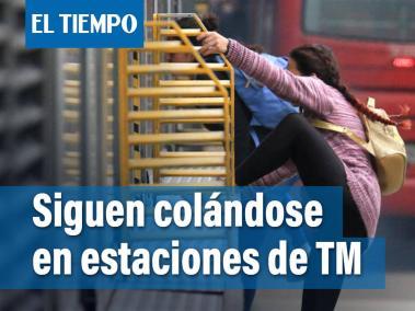 Siguen los problemas por los evasores de pasajes de TransMilenio