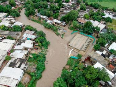 Panorámica del arroyo San Blas, en Malambo.