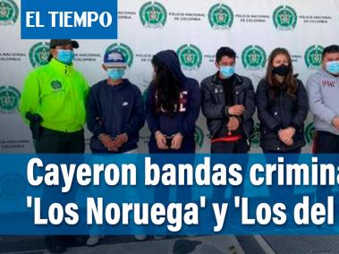 Caen 2 bandas responsables de suministrar drogas en Bogotá