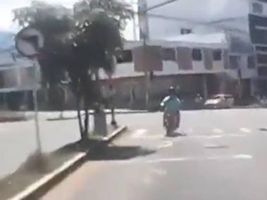 Arrollado por infringir las normas de tránsito en Bucaramanga