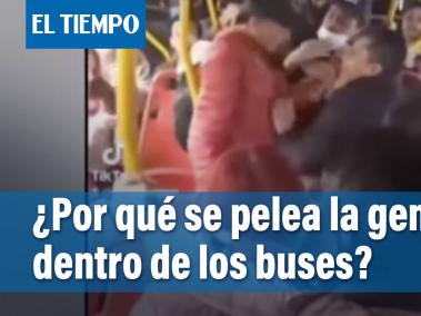 ¿Por qué se pelea la gente dentro de los buses y estaciones? El comandante de la Policía de TransMilenio entrega detalles.